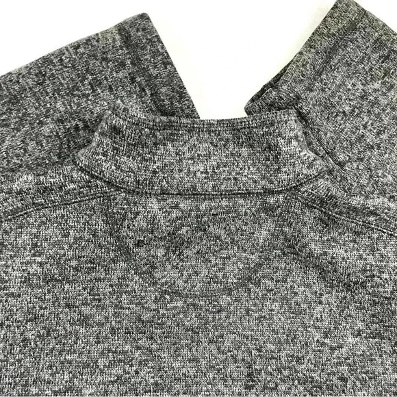 WOOLRICH Mens Drifter Fleece 1/4 Snap Pullover Grey Sweater Fleece Size XL - Picture 9 of 13